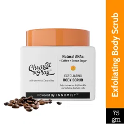 Chemist at Play Exfoliating Natural AHAs Body Scrub For Removing Tan & Dead Skin Cells-Coffee Body Scrubs-image-100