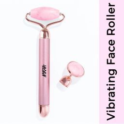 nykaa tools & accessories Nykaa Naturals 2-in-1 Vibrating Face Roller & Under Eye Massager for Relaxation & Glow-picture-21