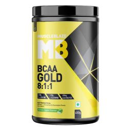 MuscleBlaze BCAA Gold 8:1:1 with Higher Leucine, Electrolytes, Glutamine - Green Apple-picture-5
