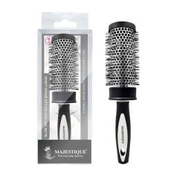 Majestique Blow Dryer Hair Roller Brush - Large Ceramic Ion Brush- Drying Straightening Curling 2 Inch-picture-27