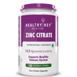 HealthyHey Nutrition Zinc Citrate - Veg Capsules-picture-41