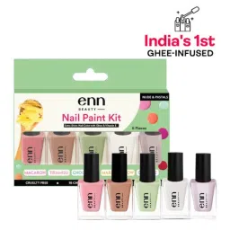 ENN Fast-Drying Ghee Nail Paint Kit - Toxin-Free & Chip-Resistant - Nudes & Pastels-picture-11