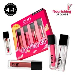 ENN Extra Sheen Lip Gloss Kit - Hydrating, Long Stay, Gloss Bomb - Set of 4-picture-46