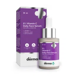 The Derma Co 5% Vitamin C Daily Face Serum With Ferulic Acid & Multivitamin For Skin Illumination-picture-1