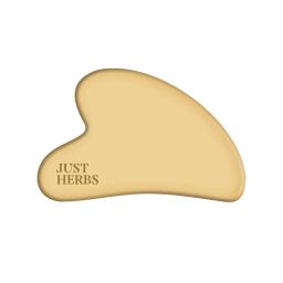 Just Herbs Kansa Gua Sha Face Massage Tool For Fine Lines, Glowing Skin & Eye Puffiness-image-42