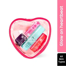 Foxtale Glow On Heart Shape Skincare Kit, For Glowing Skin with Free Pouch, The Perfect Glow Gift-picture-1