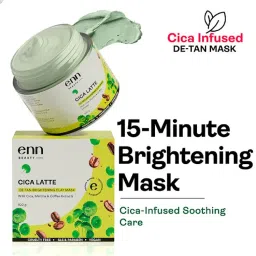 ENN Cica Latte De-Tan Clay Mask with Matcha, Coffee & Cica for Brightening & Oil Control-picture-16