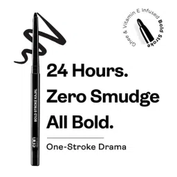 ENN Bold Stroke Kajal - 24H Waterproof, Smudge-Proof & Long-Lasting, Intense Black-picture-5