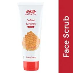 nykaa skin Nykaa Naturals Saffron & Honey Face Scrub for Glowing Skin-picture-2