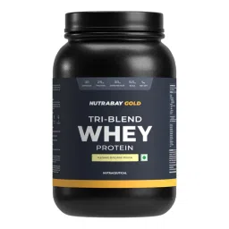 Nutrabay Gold Tri-Blend Whey Protein Powder - Kesar Badam Pista-picture-18