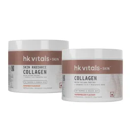 HealthKart Hk Vitals Skin Radiance Collagen Powder Combo Pack - Orange And Watermelon-picture-8