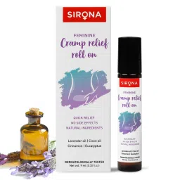 Sirona Natural Menstrual Cramp Relief Roll On for Women (9 ml), Period Pain Reliever & Easy to Use-picture-43