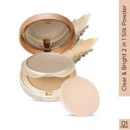 GLAM21 Clear & Bright 2-in-1 Silk Compact Powder - Marble-01-picture-49
