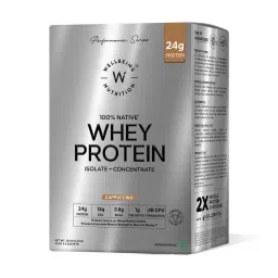 Wellbeing Nutrition Whey Protein Isolate & Concentrate, 24g Protein, Cappuccino, Pack of 6-picture-6