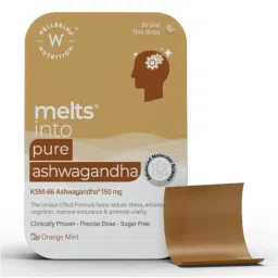 Wellbeing Nutrition Melts Pure Ashwagandha KSM-66, Stress & Anxiety Relief, Orange Flavour-picture-13