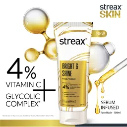 Streax Skin Bright & Shine Face Wash Cleanser For Brightening, Dark Spots Reduction-picture-2