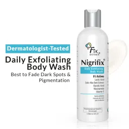 Fixderma Nigrifix Exfoliating Body Wash with 5% Actives,Glycolic acid, Lactic Acid Shower Gel-picture-48