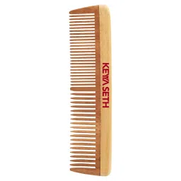 Keya Seth Aromatherapy Neem Wooden Comb Wide Tooth For Hair Growth For Men & Women All Purpose - Medium-picture-24