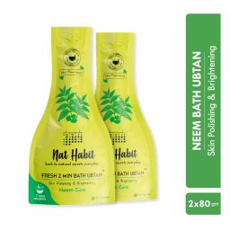 Nat Habit Fresh Bath Ubtan - Neem Cure 2 Minutes Body Ubtan with Neem, Pulses, Raw Milk and Curd-picture-46