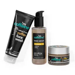 MCaffeine Daily Skin Tonic Kit Face Wash, Niacinamide Toner-Serum & Oil-Free Moisturizer -Set of 3-picture-14