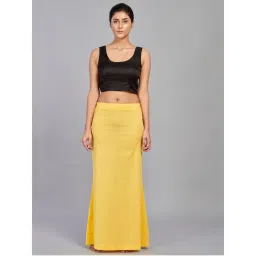I AM BY DOLLYJAIN Cotton Lycra D'coat Yellow-image-64