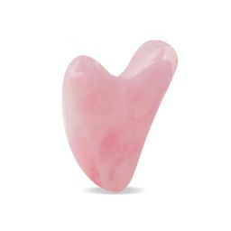 Gorgio Professional Rose Quartz Guasha Stone (Colour/Shape May Vary)-picture-27