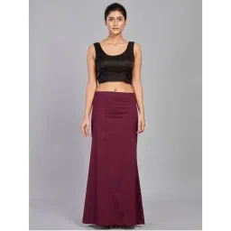 I AM BY DOLLYJAIN Cotton Lycra D'coat Maroon-image-66