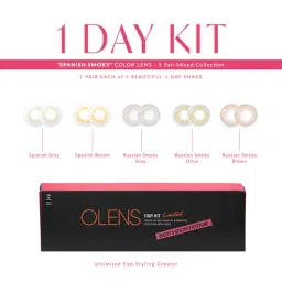O-Lens Spanish Smoky Mixed 1day Coloured Contact Lenses - Spanish Smoky ( 0.00 )-picture-1