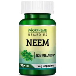 Morpheme Remedies Neem Veg Capsules- Skin Wellness - 500mg Extract-picture-5