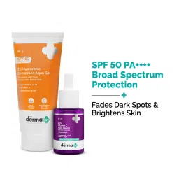 The Derma Co Hyaluronic Sunscreen & Vitamin C Serum Combo SPF 50+ for All Skin Types, Glowing Skin-picture-35