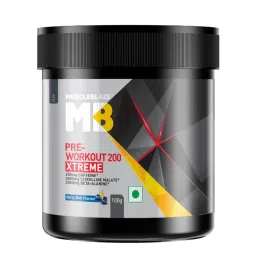 MuscleBlaze Pre Workout 200 Xtreme - Berry Bolt Flavour-picture-8