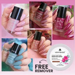 VERYMISS 5 Trending Nail Polish Combo + Free Nail Polish Remover Wipes - 6-picture-30