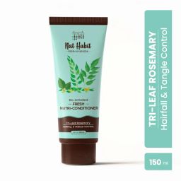 Nat Habit Trileaf Rosemary Conditioner For Hair Fall Control, Conditioner For Dry & Damaged Hair-picture-5