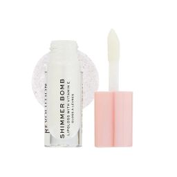 Makeup Revolution Shimmer Bomb Lipgloss-Infused With Vitamin E For Extra Nourishment - Beam Pearl-picture-17