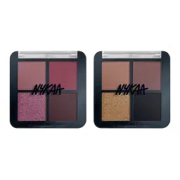 Nykaa Cosmetics Day To Date Quad Squad 4 in 1 Eyeshadow Palette Brunch Party + Night Out-picture-16