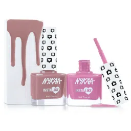 Nykaa Cosmetics Nail Enamel - Merry Raspberry + Rose Edit-picture-6