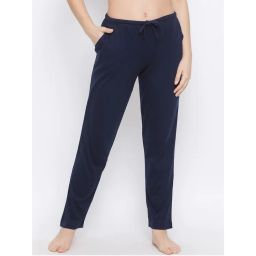 Kanvin Womens Solid Pyjamas Navy Blue Navy Blue-picture-37