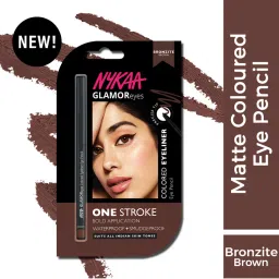 nykaa cosmetics Nykaa GLAMOReyes Waterproof & Smudgeproof Colored Kajal Eyeliner Eye Pencil-picture-29