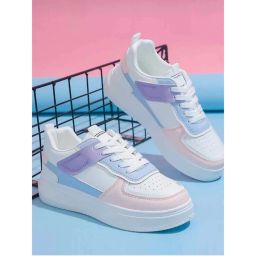 Shoetopia Women Pink Perforations Sneakers-picture-21