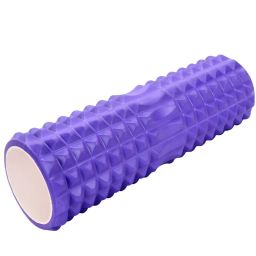 Strauss Grid Foam Roller, 45 cm (purple)-image-90