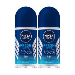 NIVEA MEN Fresh Active Deodorant Roll On - Pack of 2-picture-27