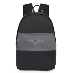 tommy hilfiger accessories Tommy Hilfiger Unisex Altman Day Granite Grey & Black Backpack-picture-16