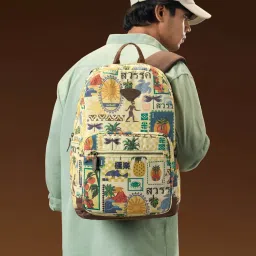 The Souled Store Multi-Color Tropical Backpack-picture-0