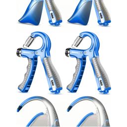 Strauss Blue Counter Meter Adjustable Strengthener Hand Grip (Pack of 2)-picture-38