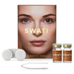 Swati Cosmetics Coloured Contact Lenses Bronze 6 months Power 0.00-picture-30