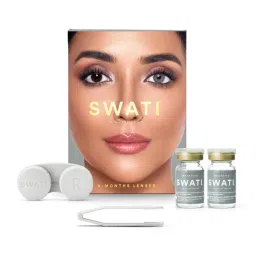 Swati Cosmetics Coloured Contact Lenses Graphite 6 months Power 0.00-picture-27
