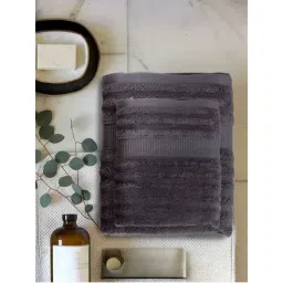 Mush Bamboo 550 GSM Hand & Face Towel Grey ( Set of 3)-picture-11