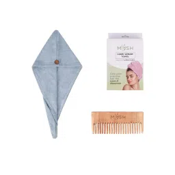 Mush Bamboo Ultra Soft & Absorbent Hair Wrap Turban Towel with Neem Comb-picture-16
