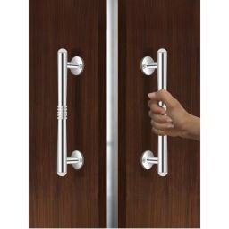 Plantex Stainless Steel Main Door Handle 8 Inch S-142 Chrome (Pack of 2)-picture-15