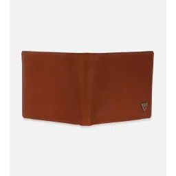 Allen Solly Men Tan Solid Leather Wallet-picture-24